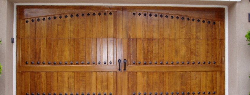 wood garage doors